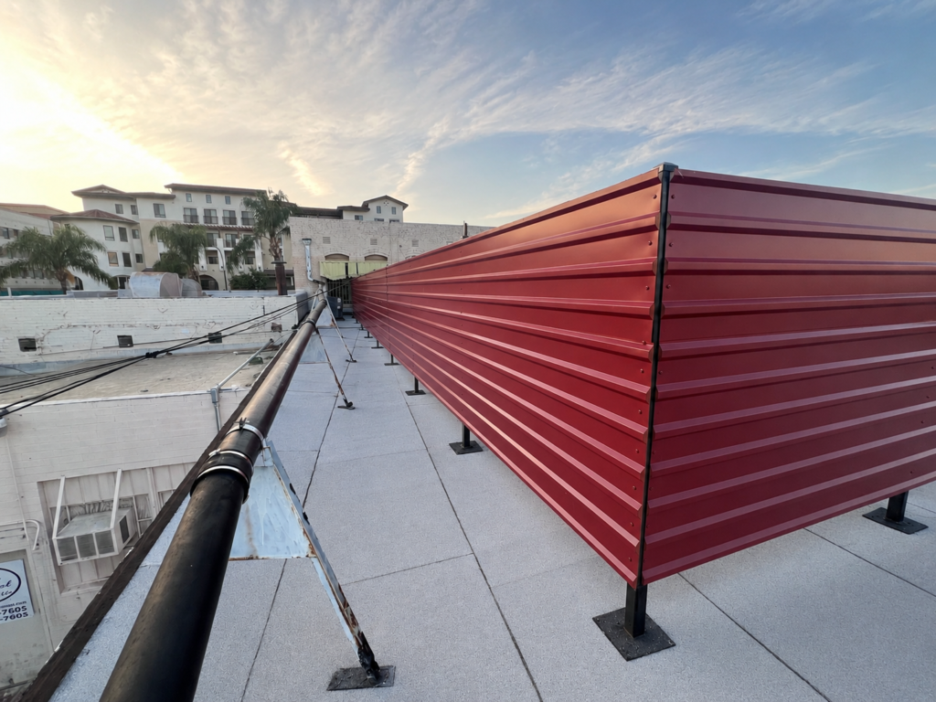 HVAC SCREENING FENCE OXNARD